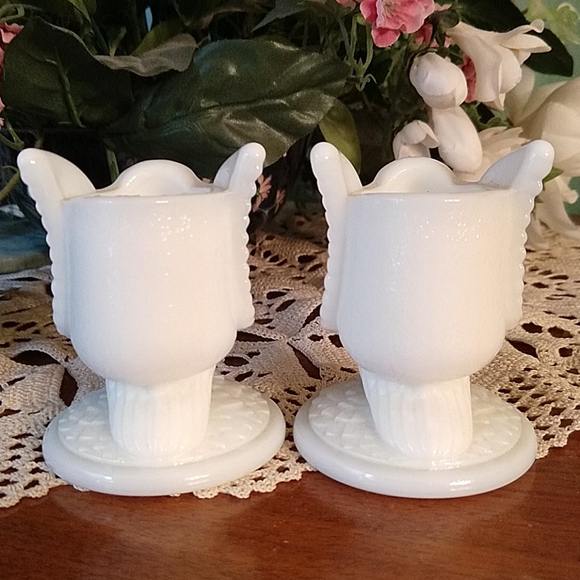 Westmoreland Milk Glass Owls - Picture 3 of 6